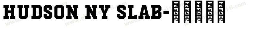 Hudson NY Slab字体转换